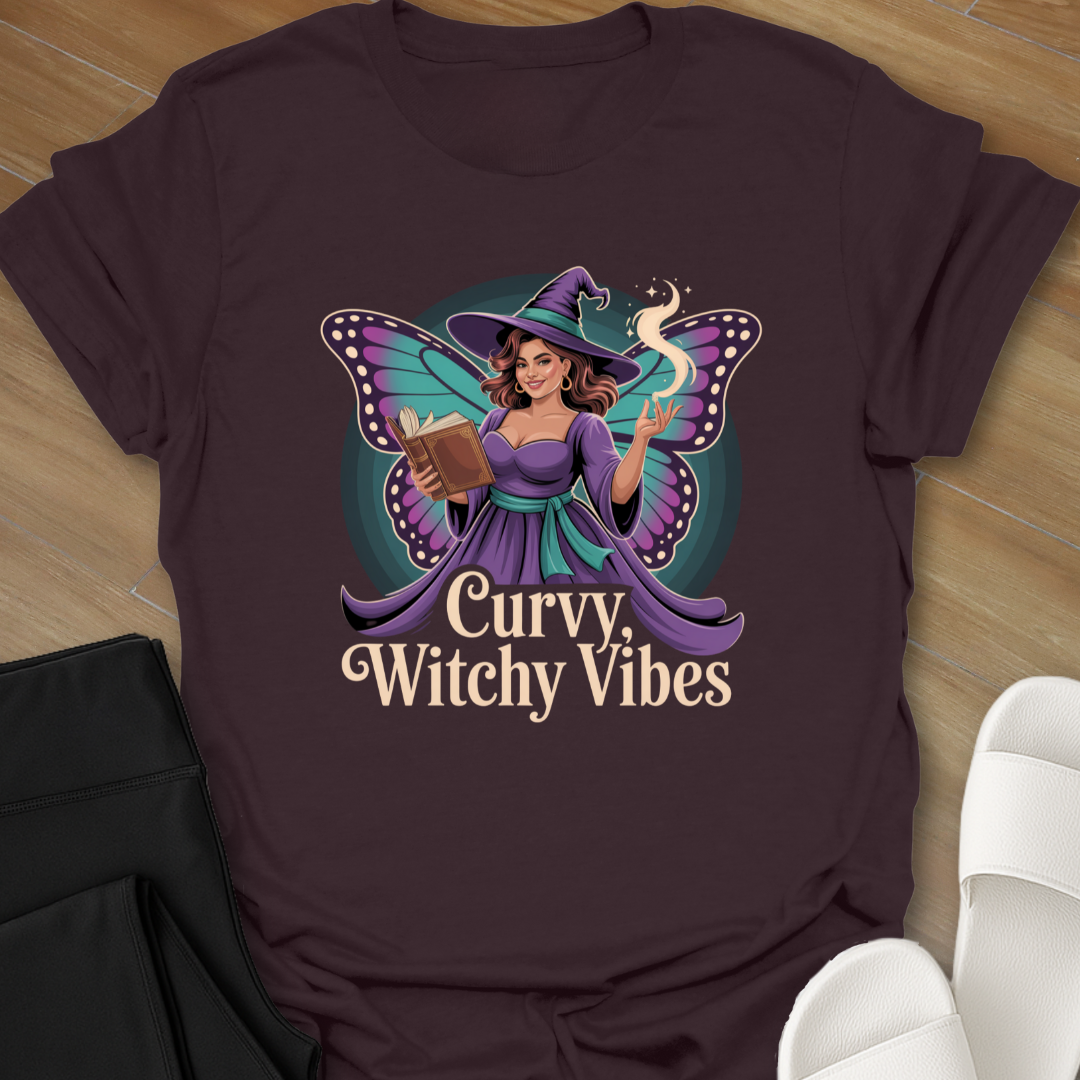 Curvy Witchy Vibes T-Shirt