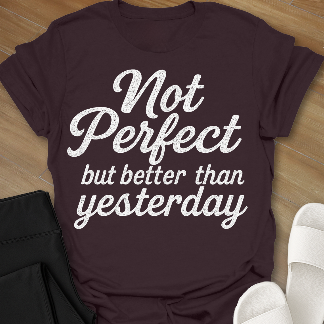 Not Perfect...but better than yesterday T-Shirt