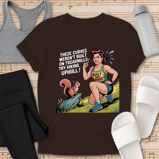 Curvy Girl Uphill Hiker T-Shirt