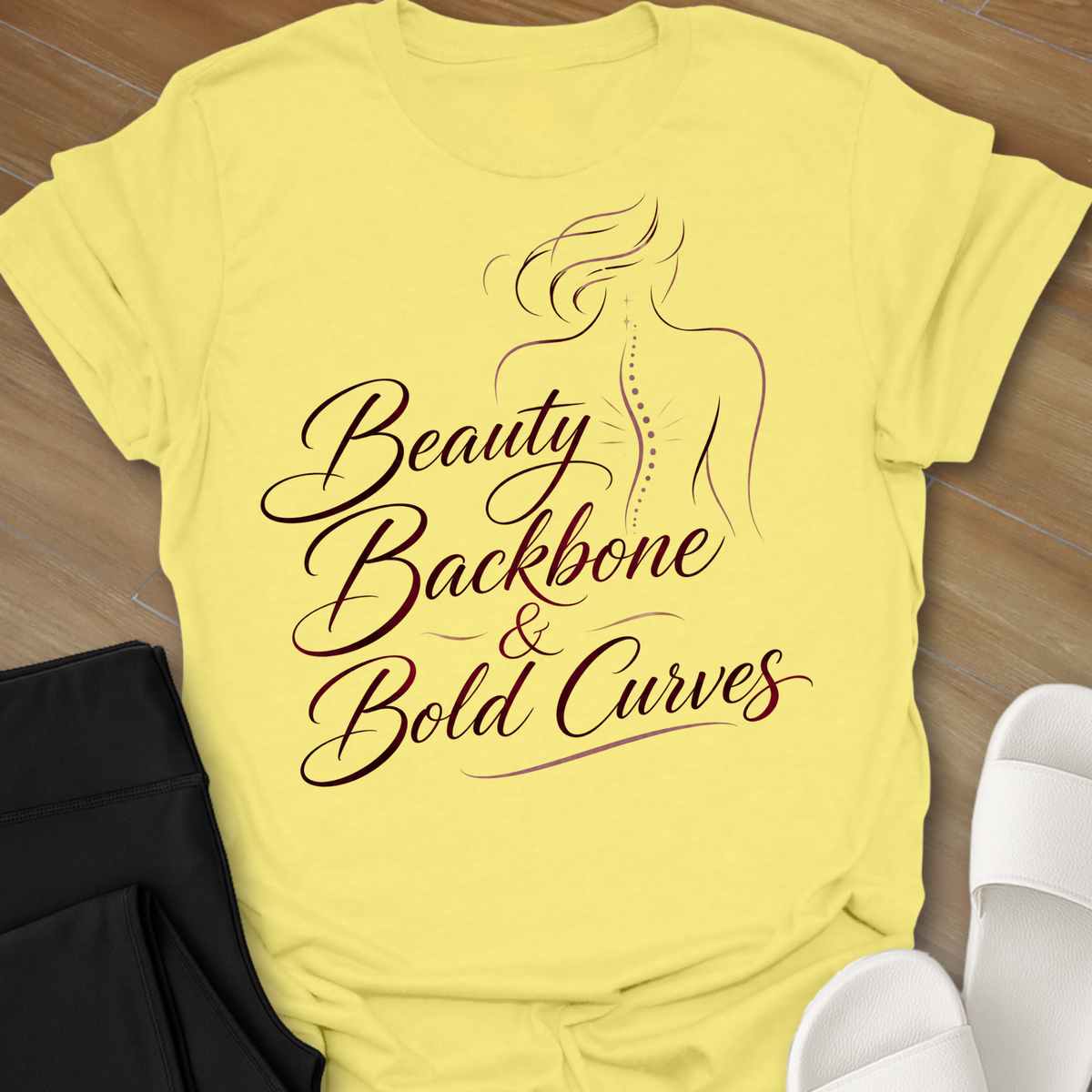 Beauty Backbone & Bold Curves T-Shirt