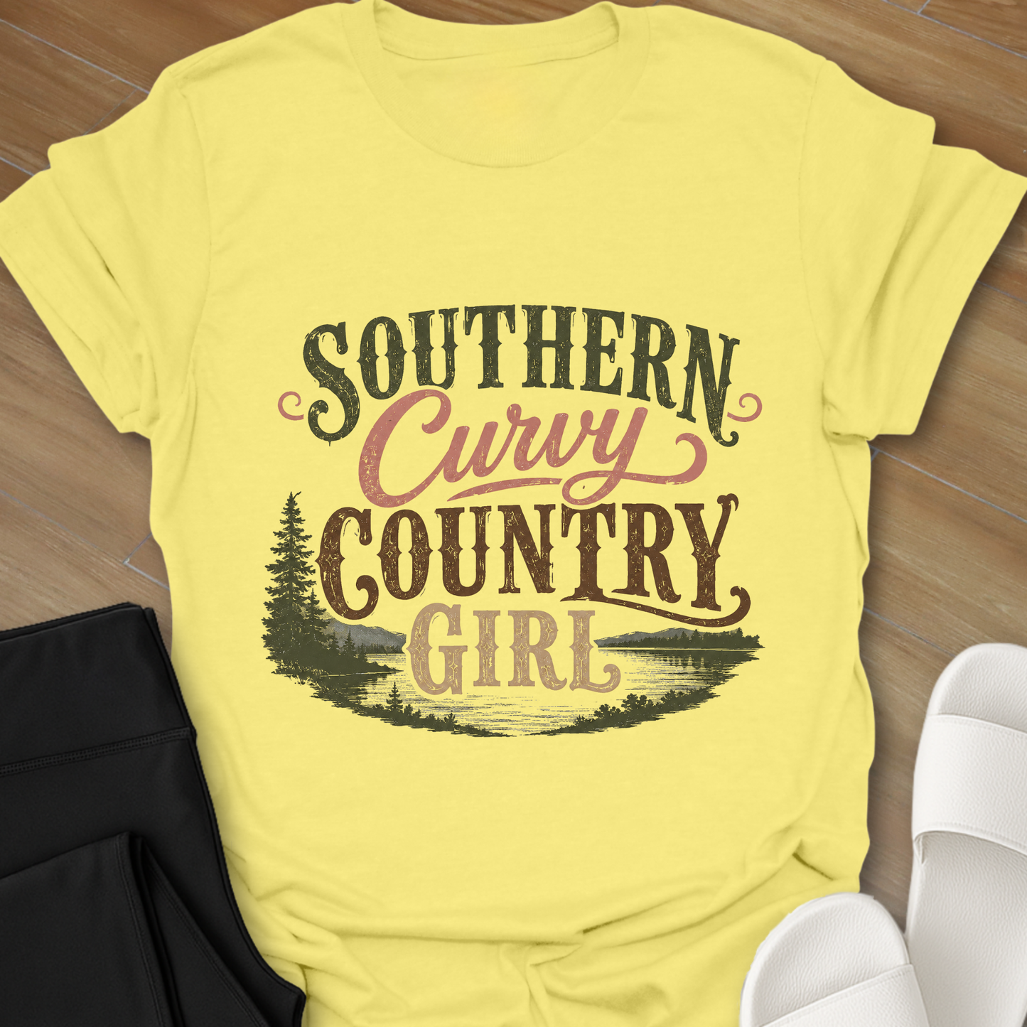 Southern Curvy Country Girl T-Shirt