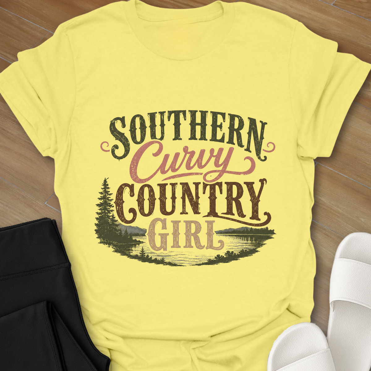 Southern Curvy Country Girl T-Shirt