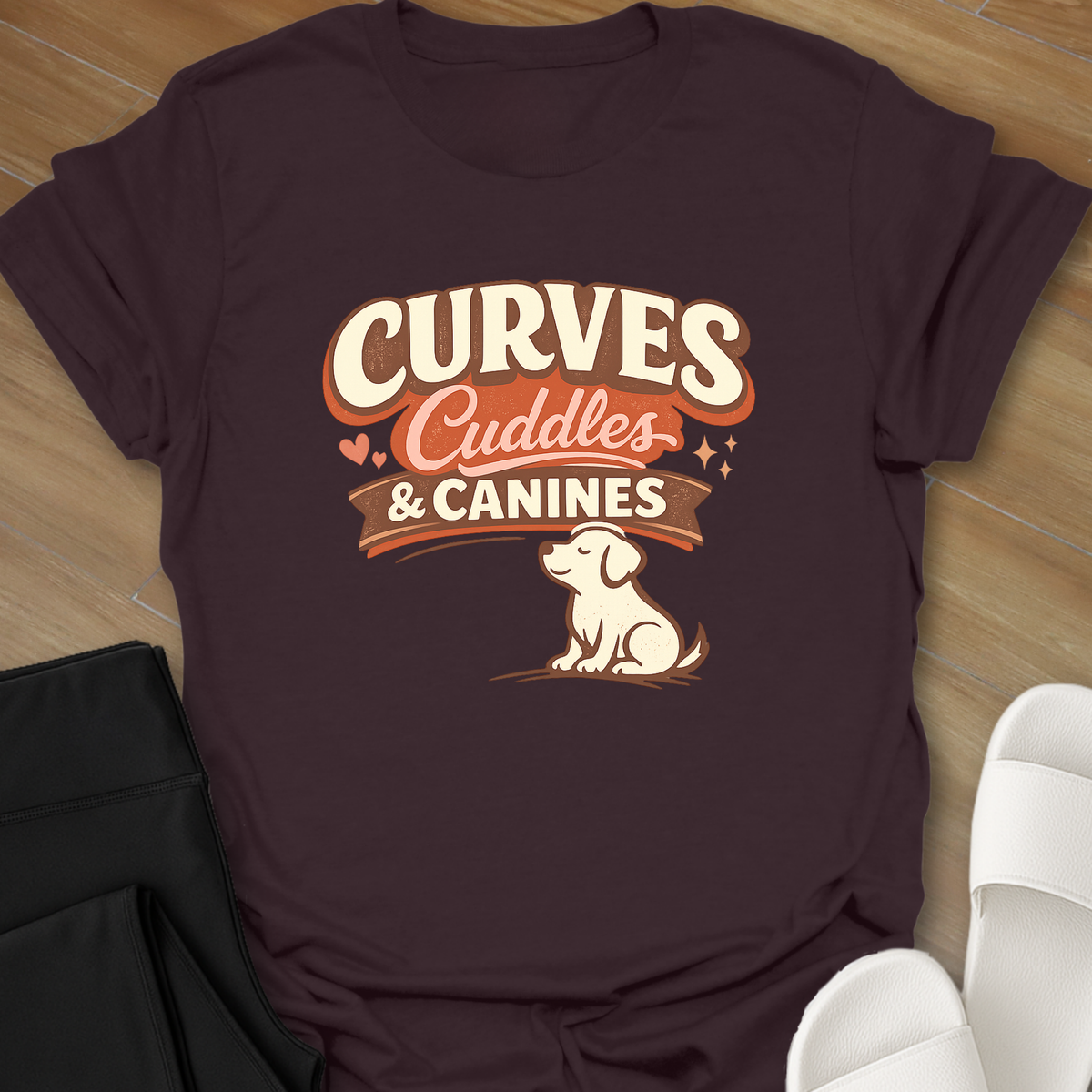 Curves Cuddles & Canines T-Shirt