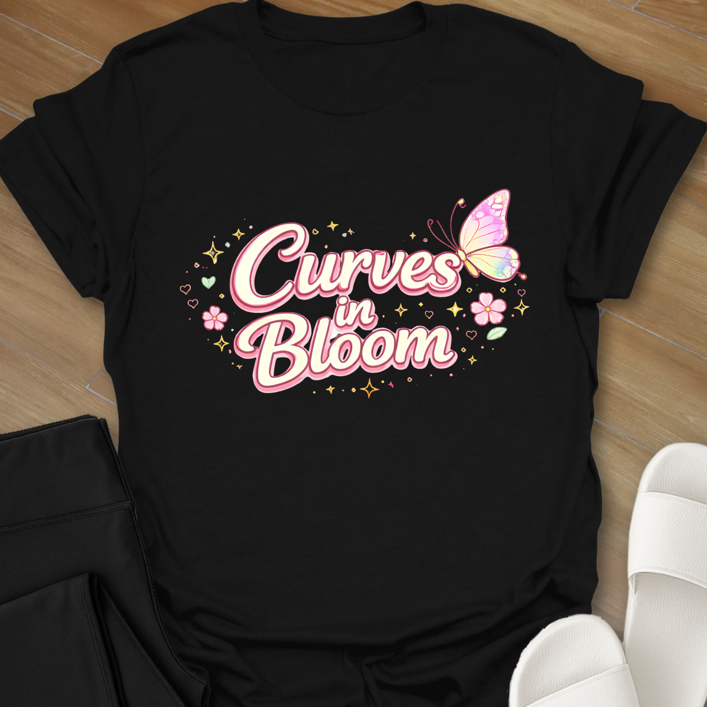 Curves in Bloom T-Shirt