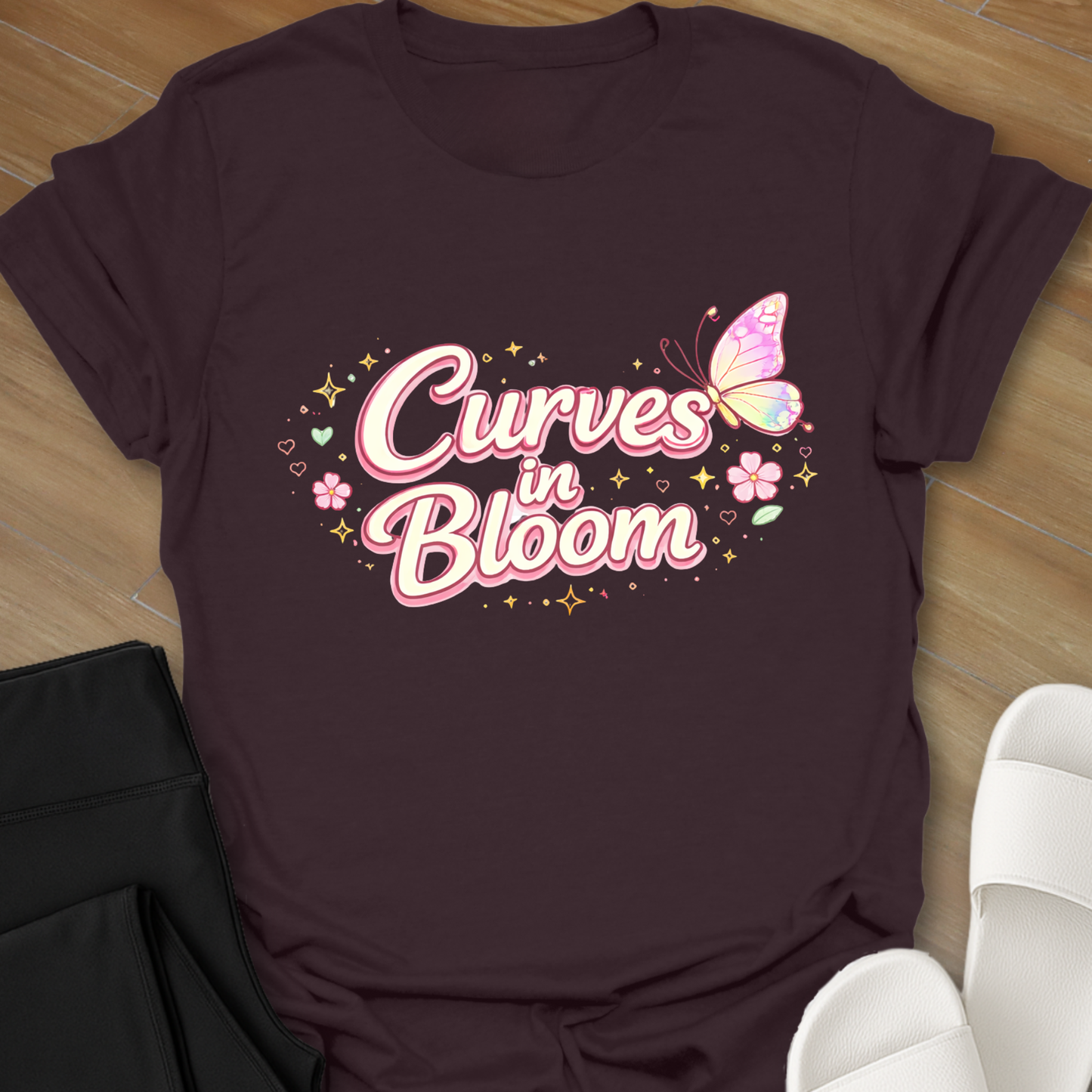 Curves in Bloom T-Shirt
