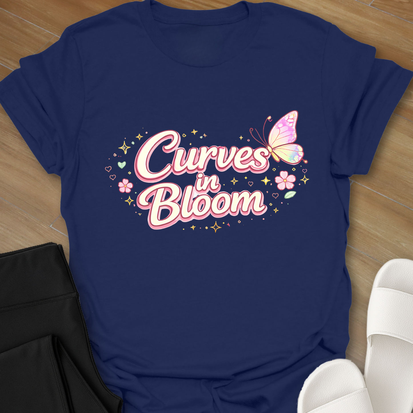 Curves in Bloom T-Shirt