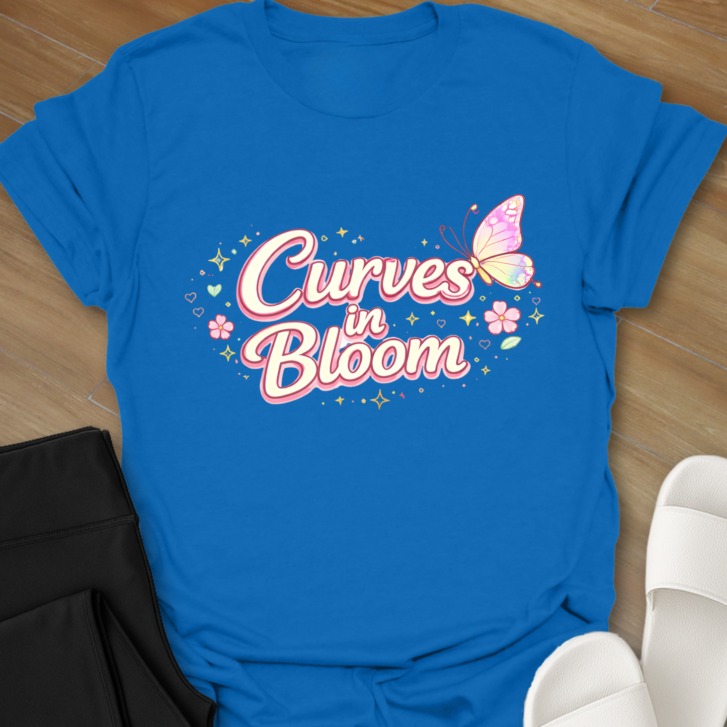 Curves in Bloom T-Shirt