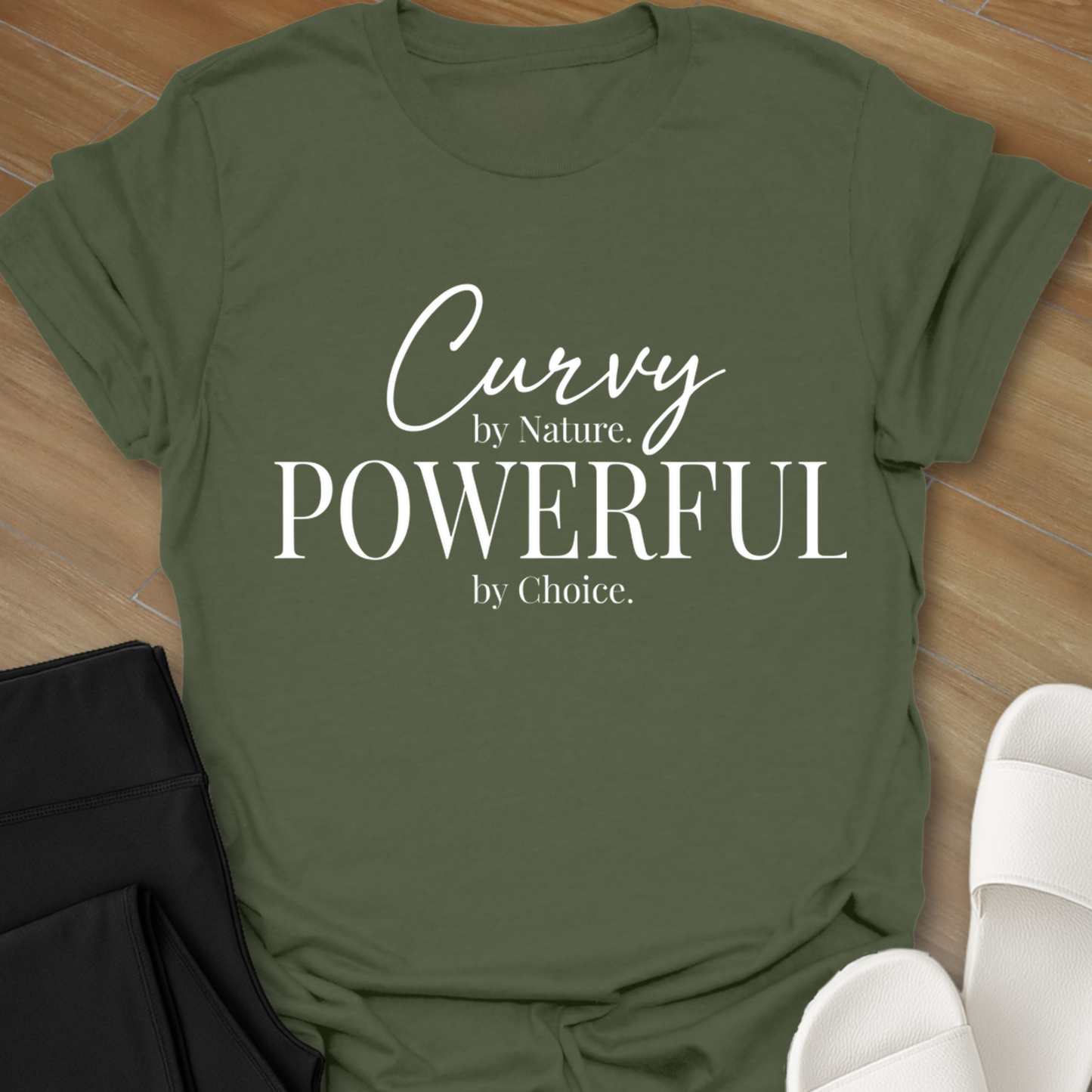 Curvy - Powerful T-Shirt