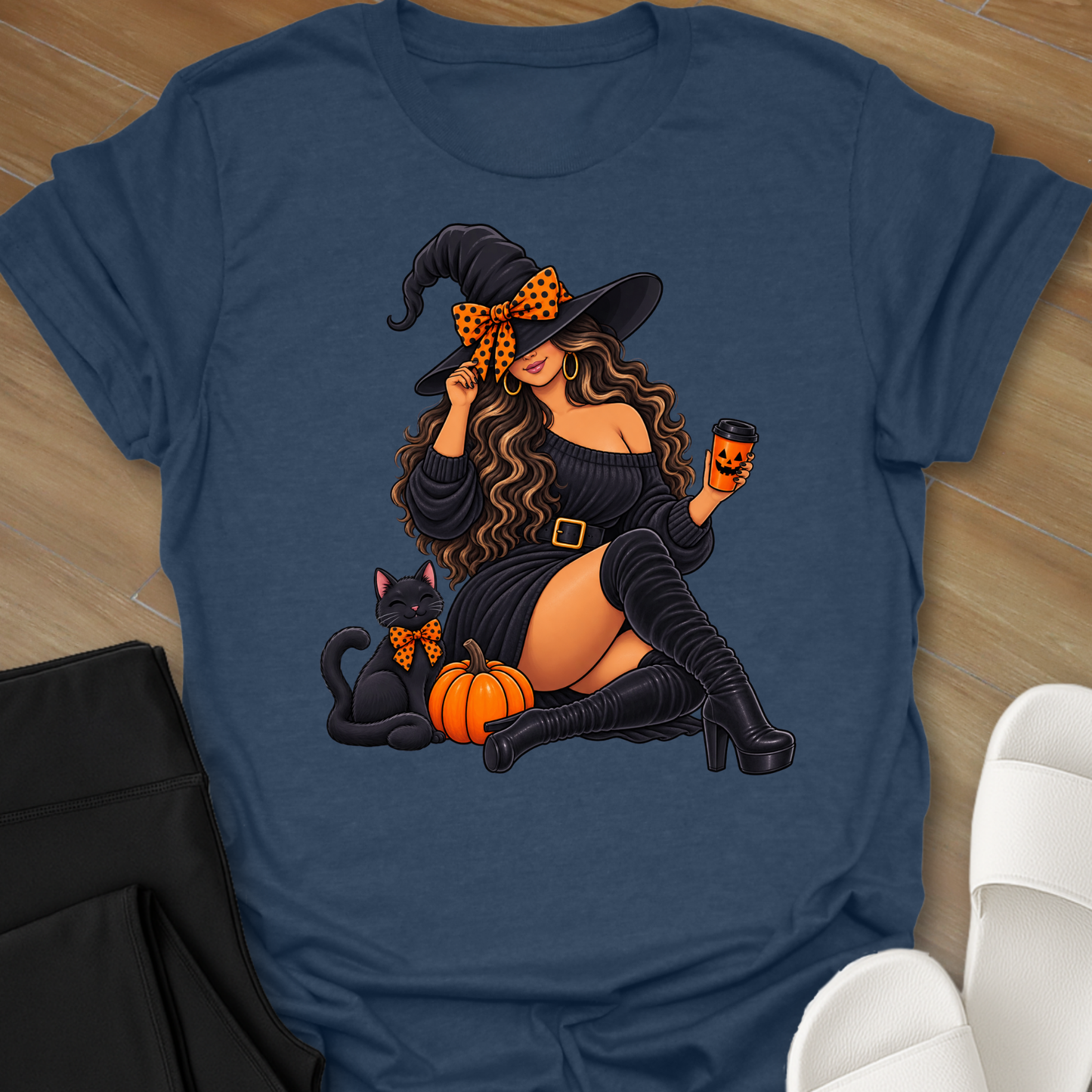Curvy Girl Celebrating T-Shirt