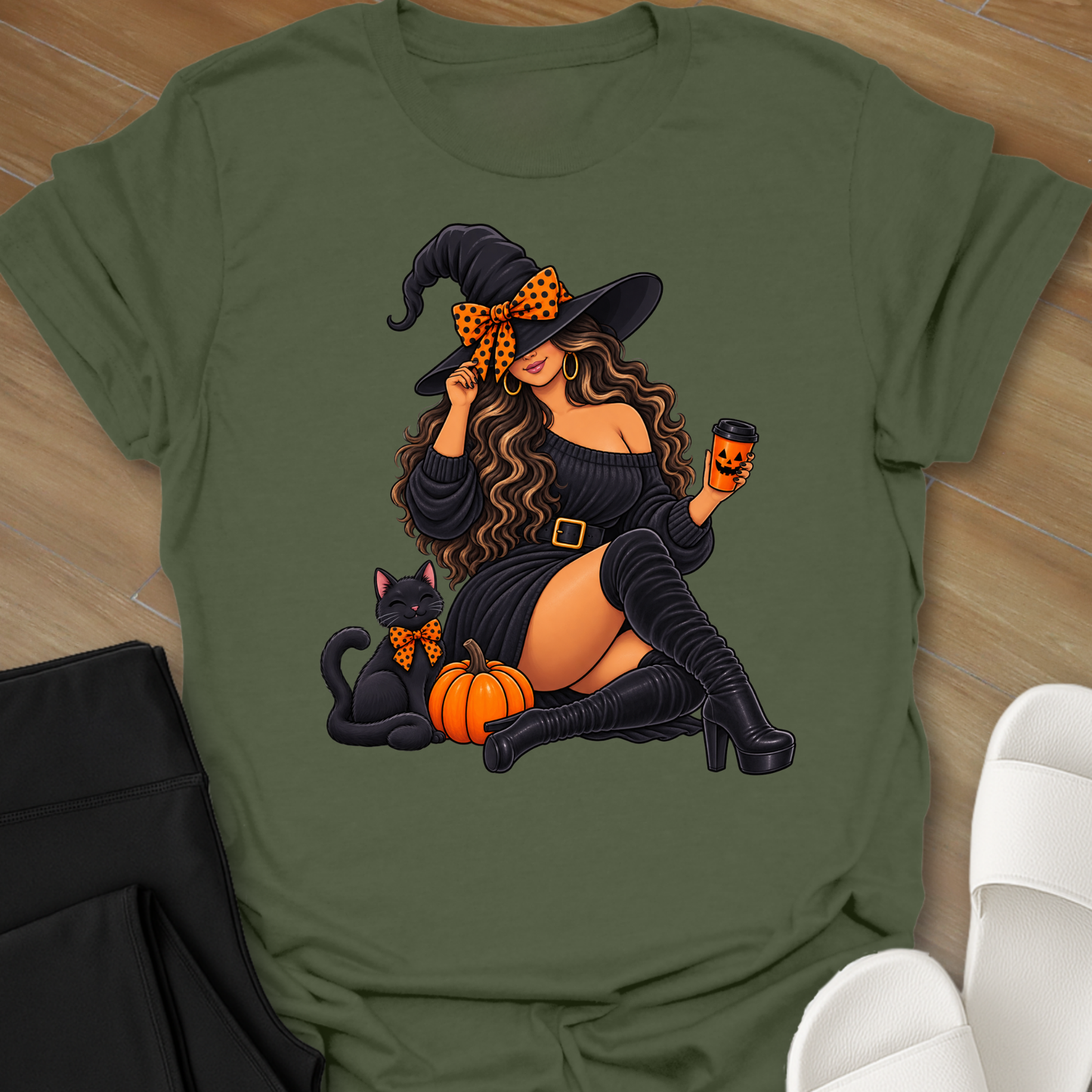 Curvy Girl Celebrating T-Shirt