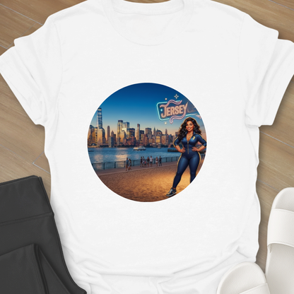 Curvy In Jersey T-Shirt