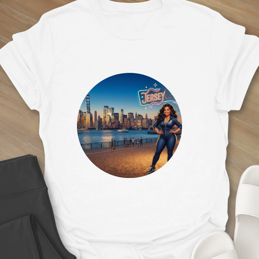 Curvy In Jersey T-Shirt