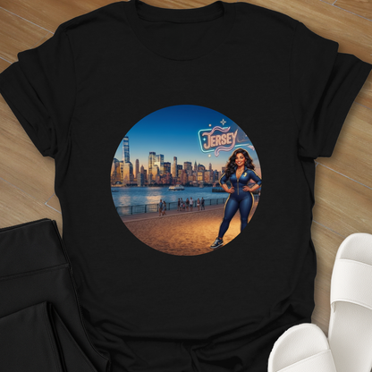 Curvy In Jersey T-Shirt