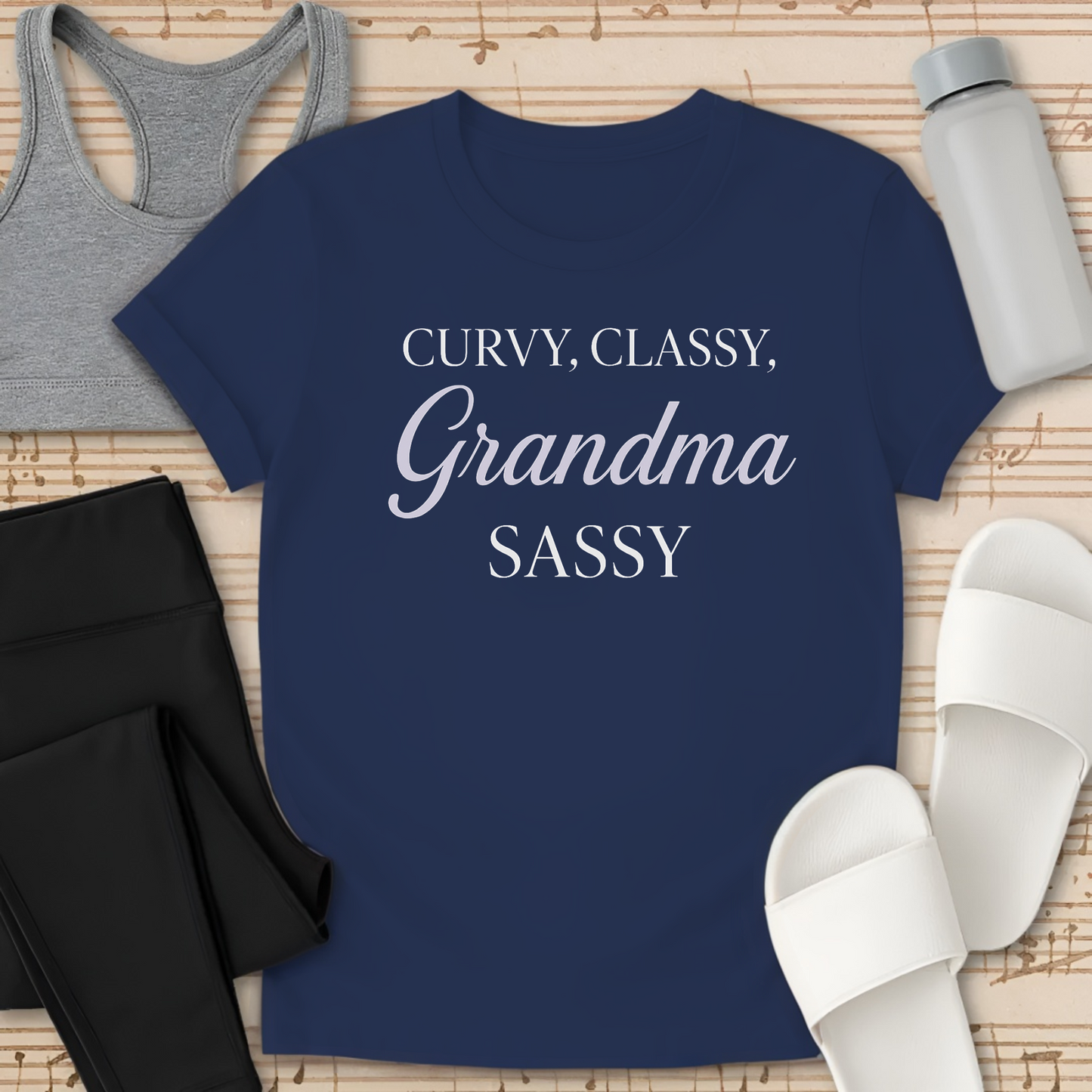 Curvy, Classy, Grandma Sassy T-Shirt