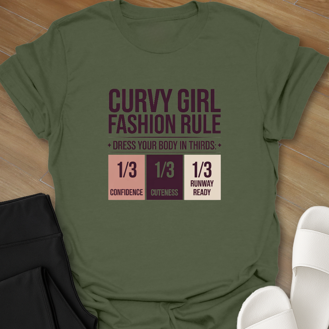 Curvy girl fashion Rule T-Shirt