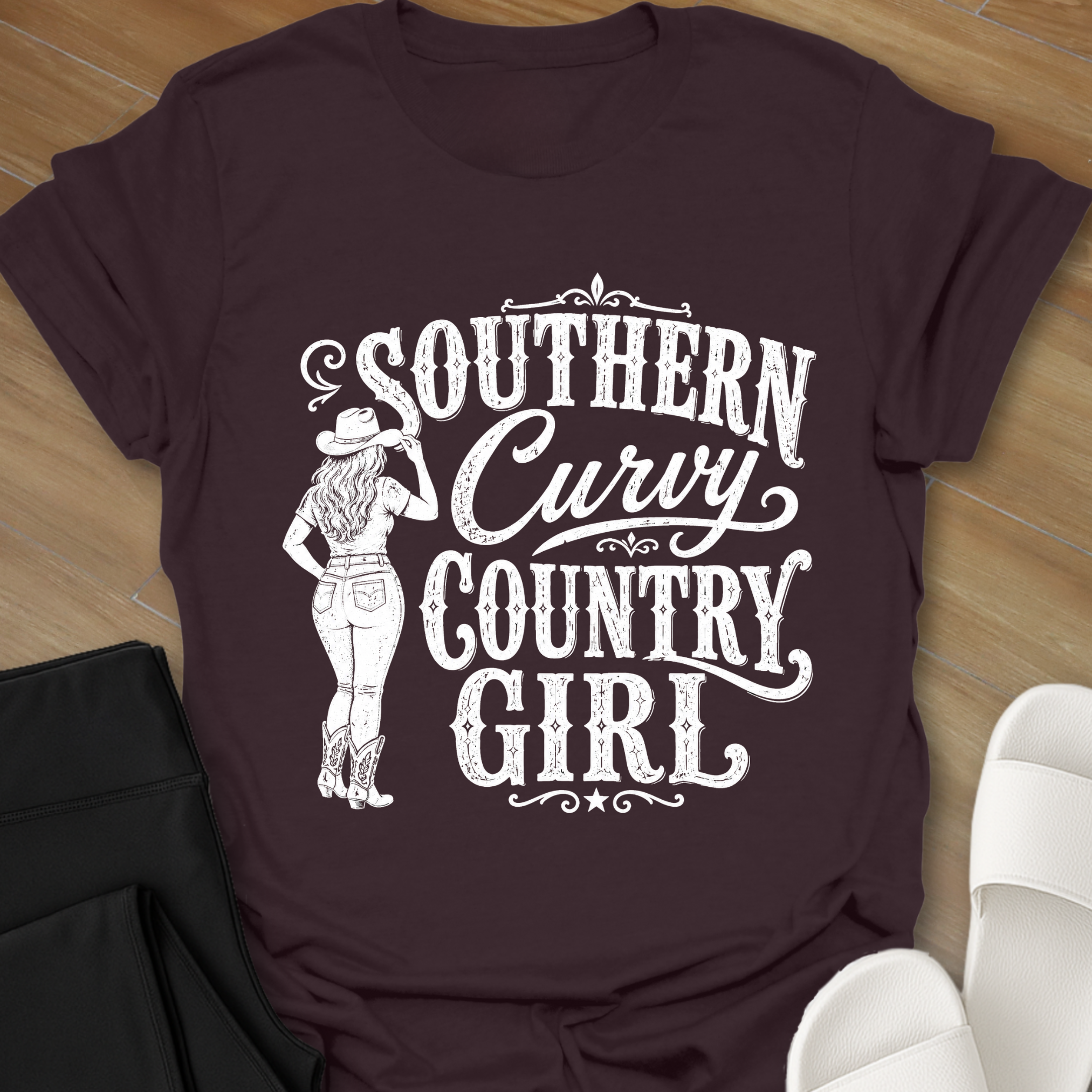 Southern Curvy Country Girl 2 T-Shirt