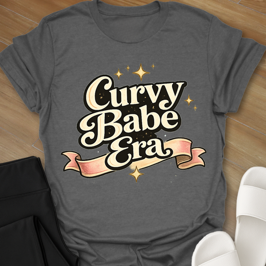 Curvy Babe Era Shirt | Trendy Retro Curvy Girl Graphic Tee