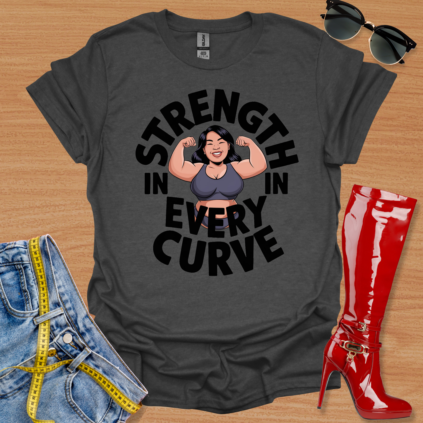 Strength In Every Curve T-Shirt