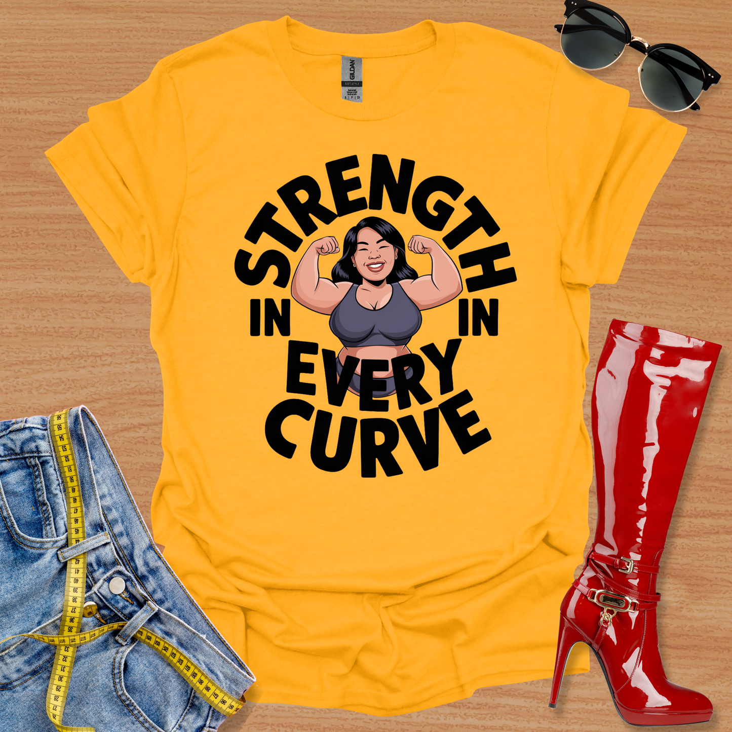 Strength In Every Curve T-Shirt