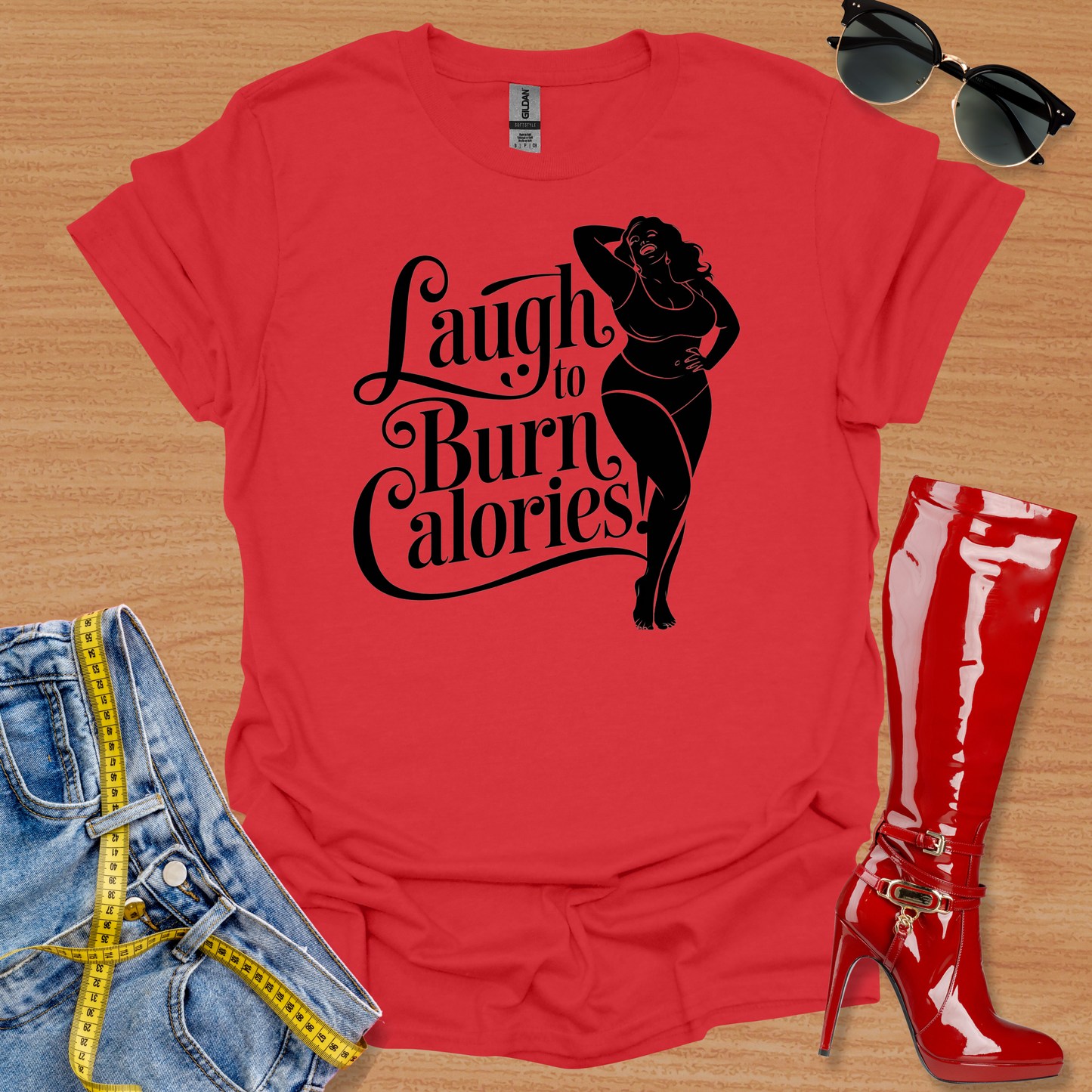 Laugh to Burn Calories T-Shirt