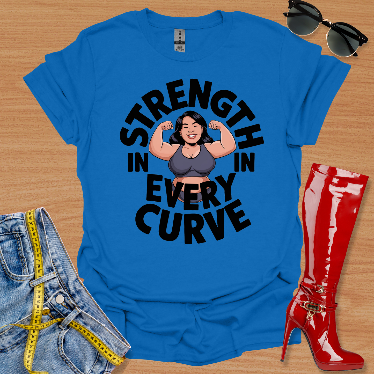 Strength In Every Curve T-Shirt