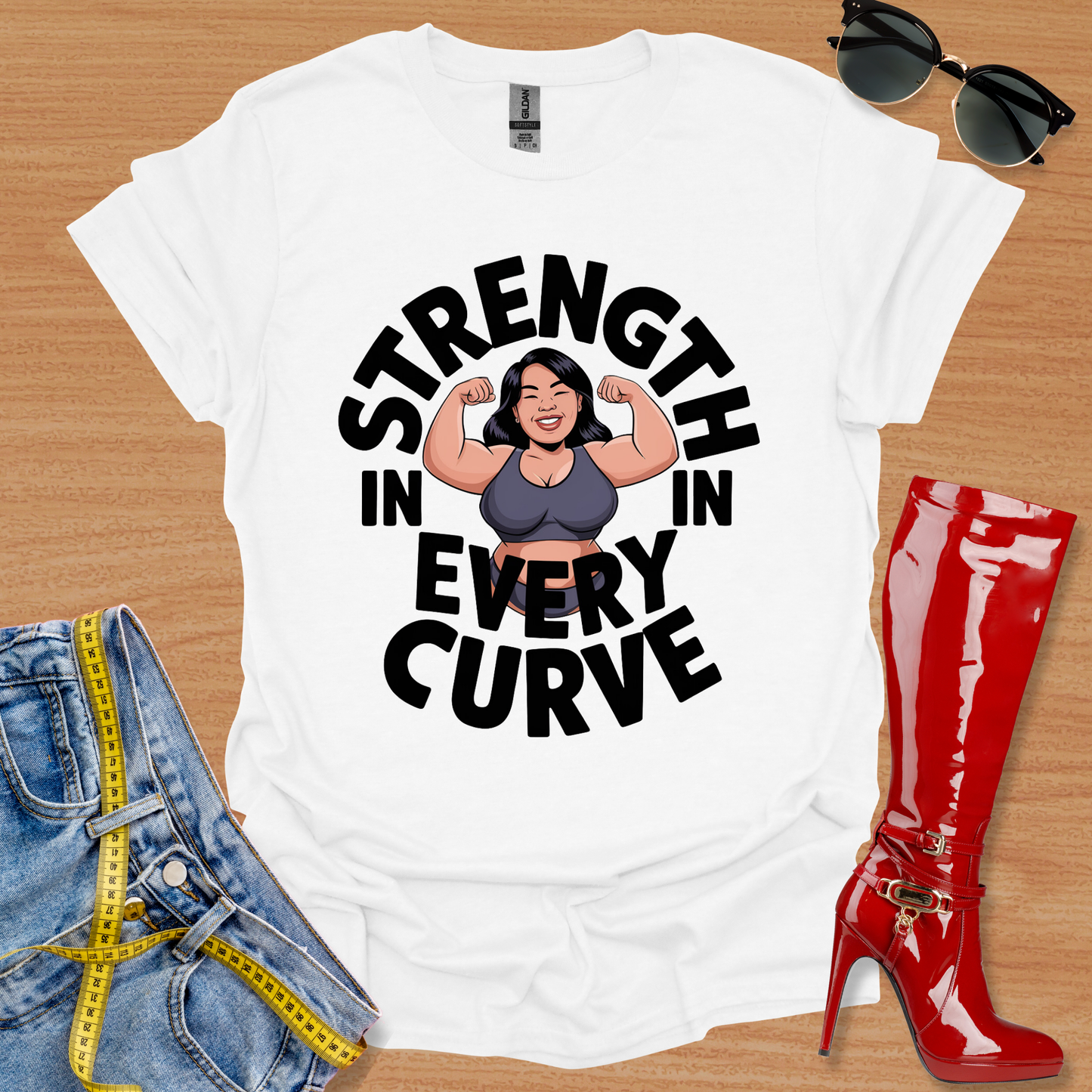 Strength In Every Curve T-Shirt