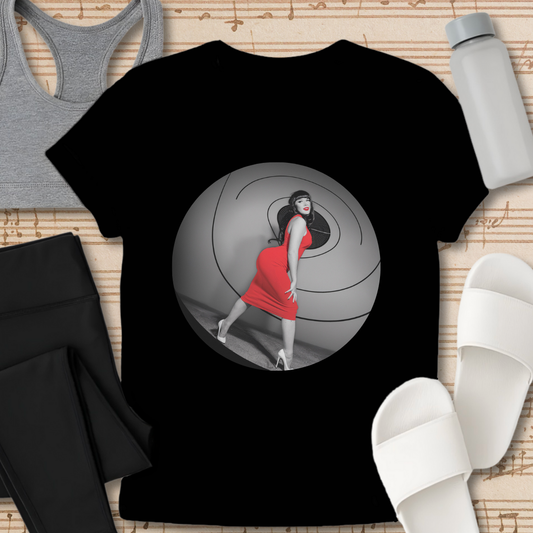 Bulls eye... Curvy T-Shirt