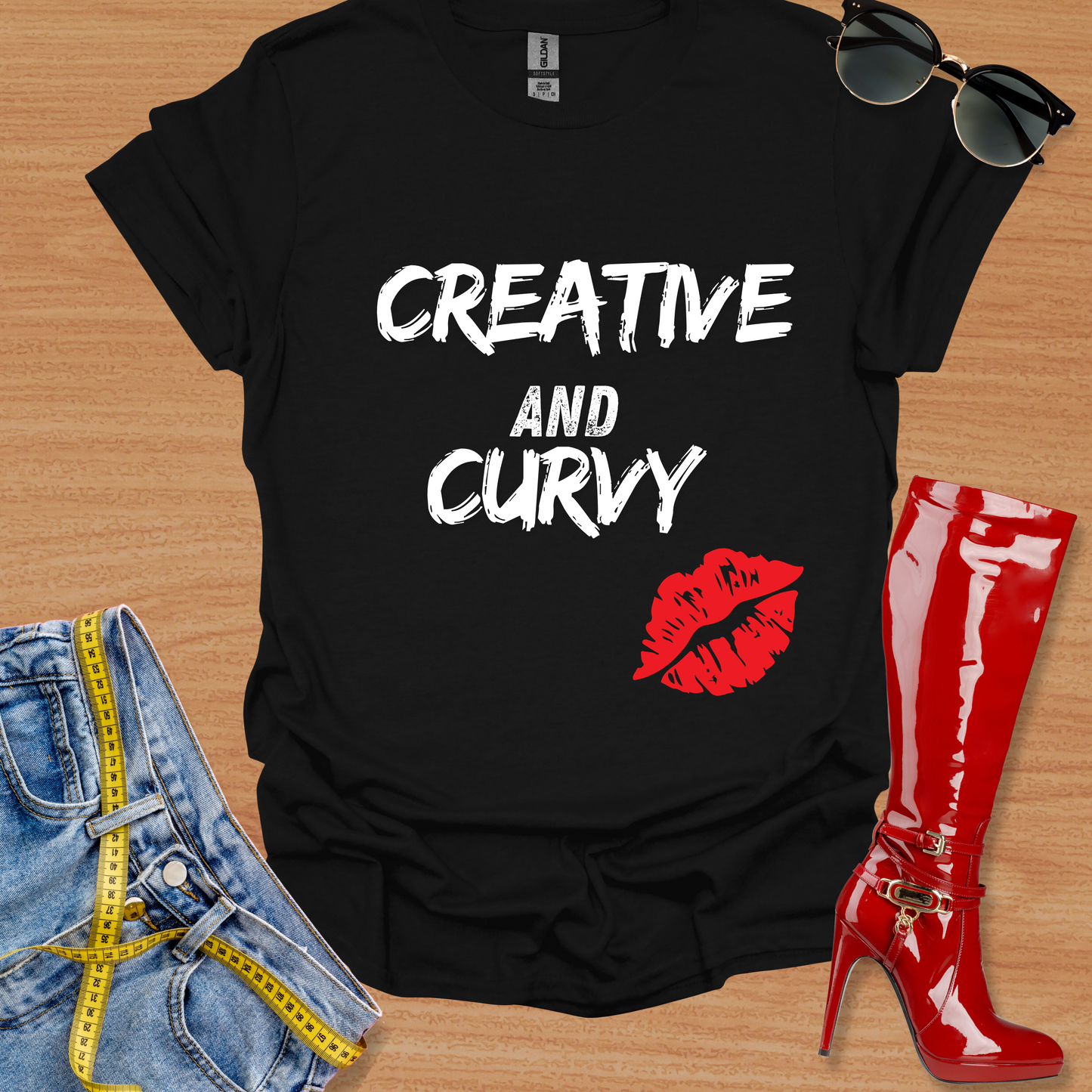 Creative and Curvy T-Shirt