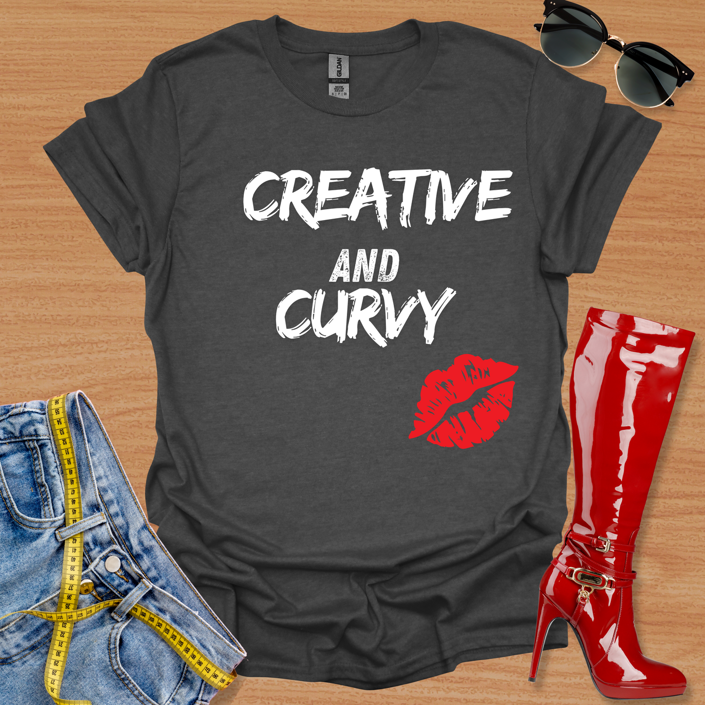 Creative and Curvy T-Shirt