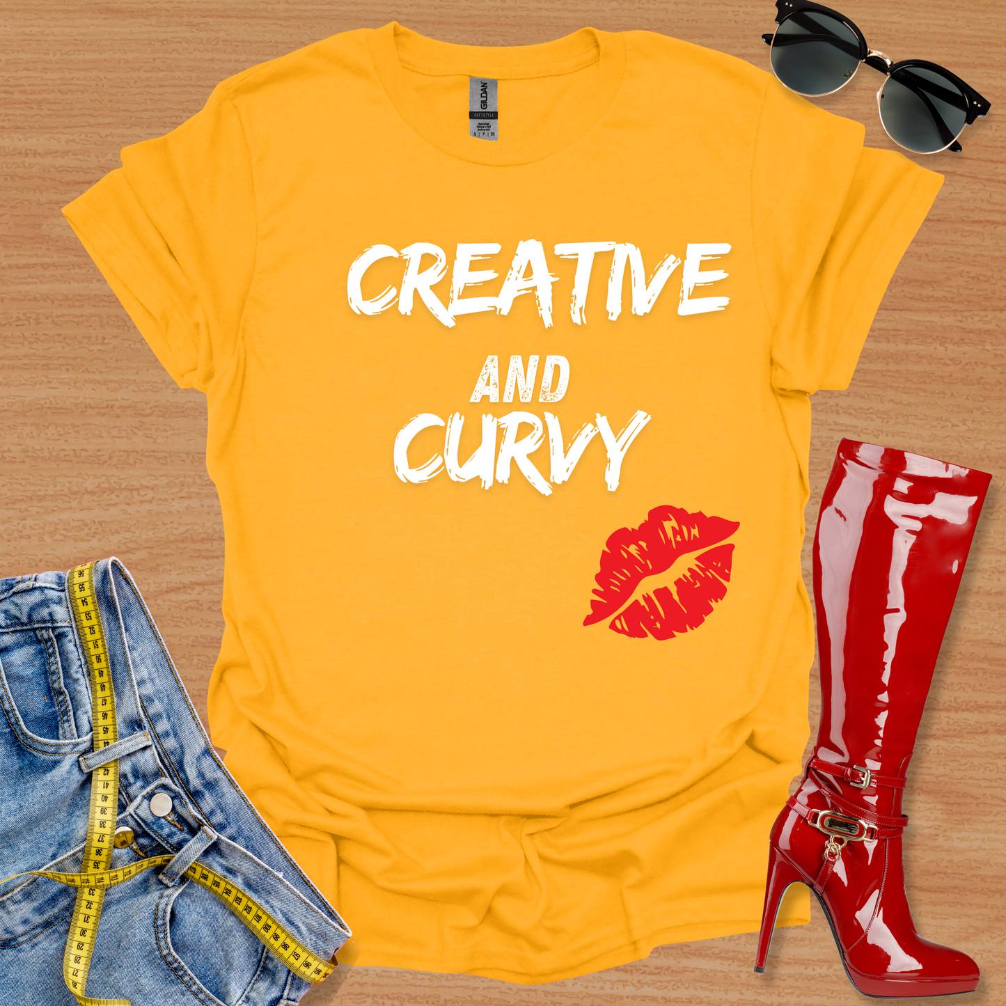 Creative and Curvy T-Shirt