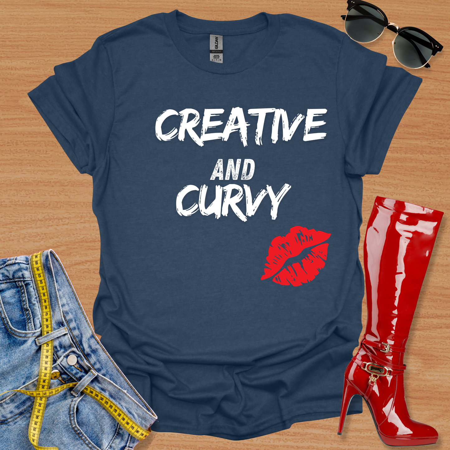 Creative and Curvy T-Shirt