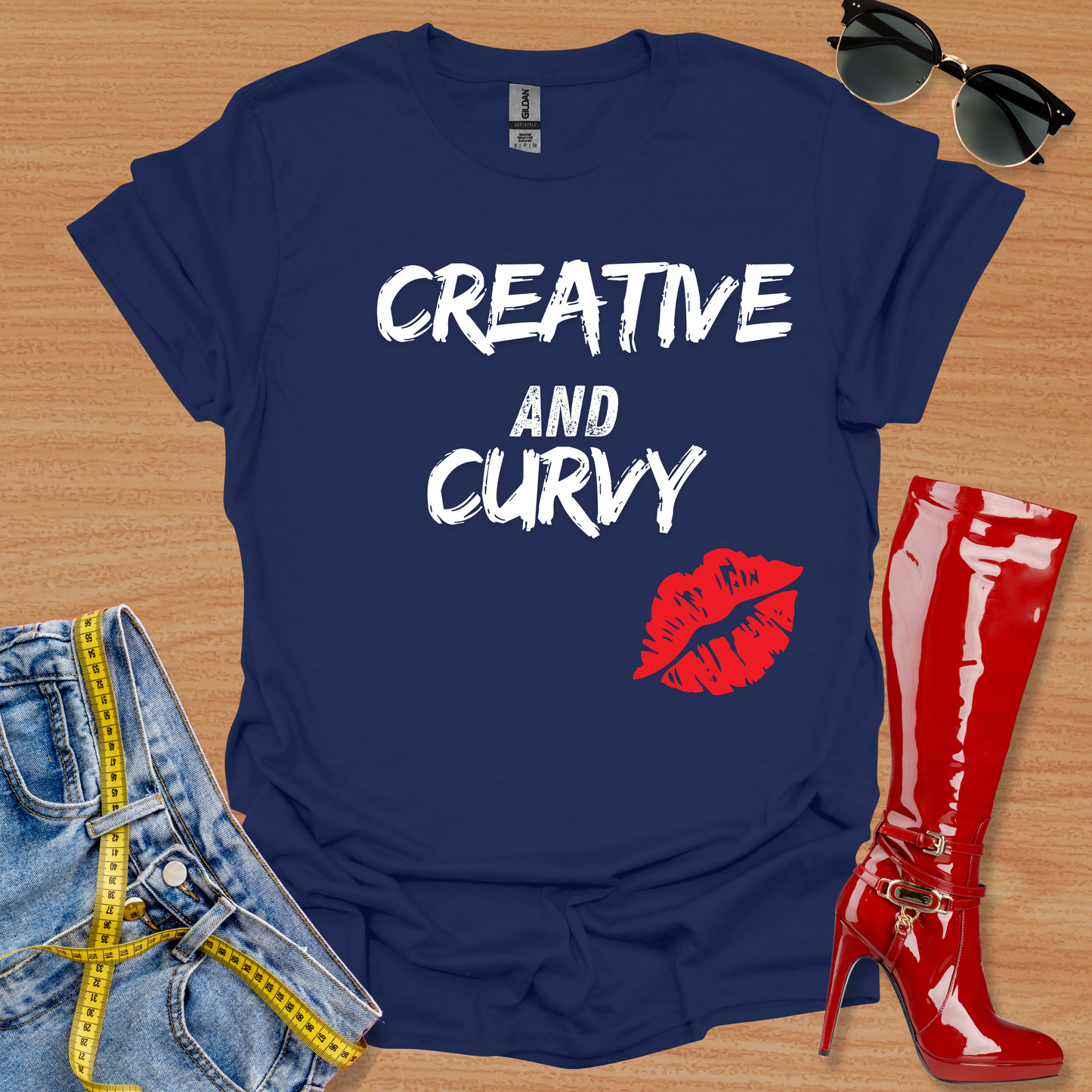 Creative and Curvy T-Shirt