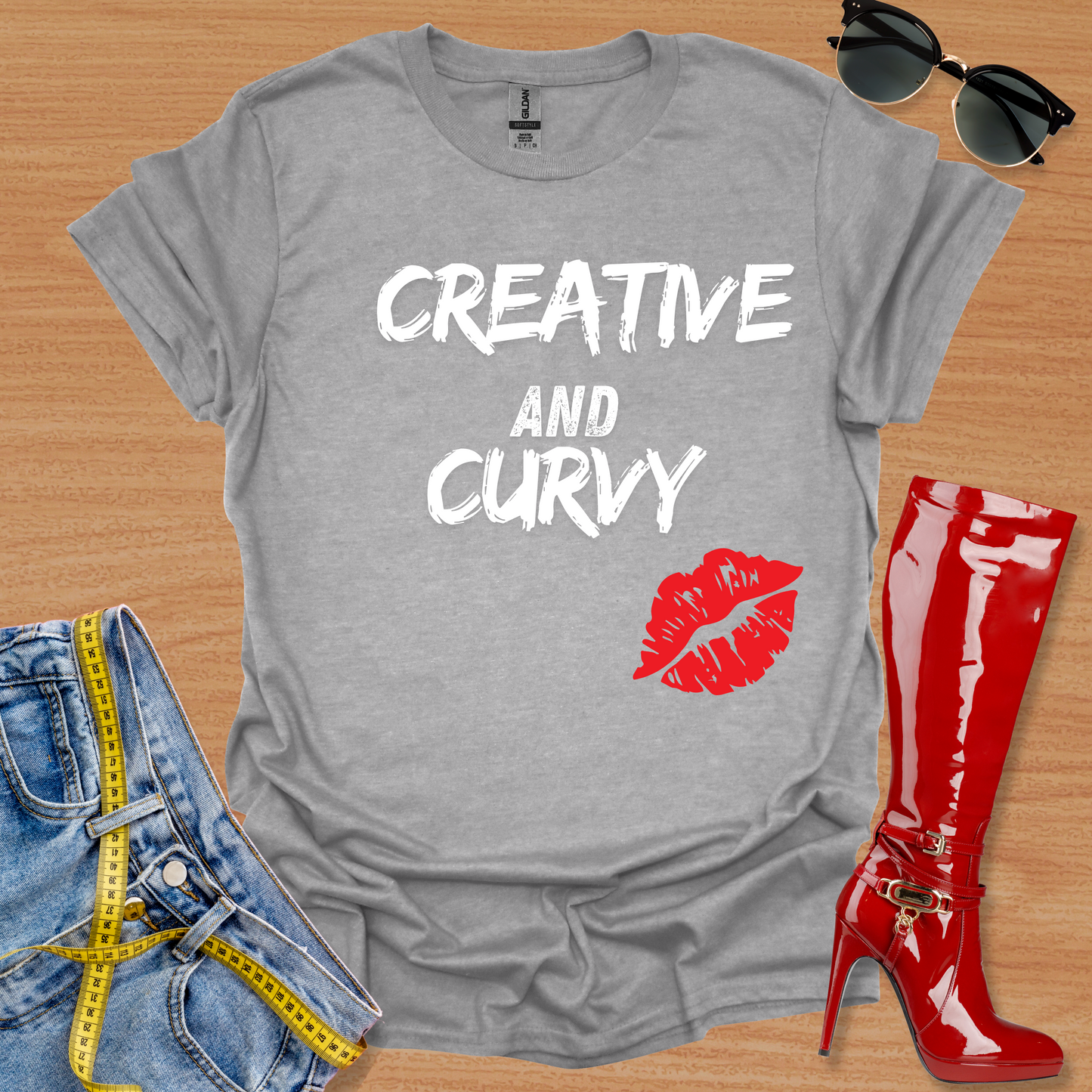 Creative and Curvy T-Shirt