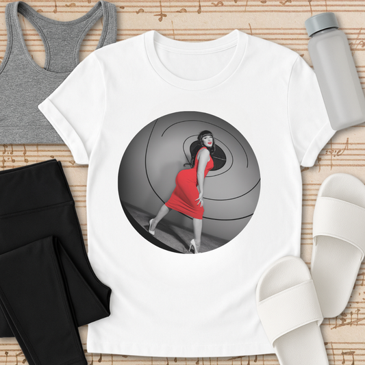 Bulls eye... Curvy T-Shirt