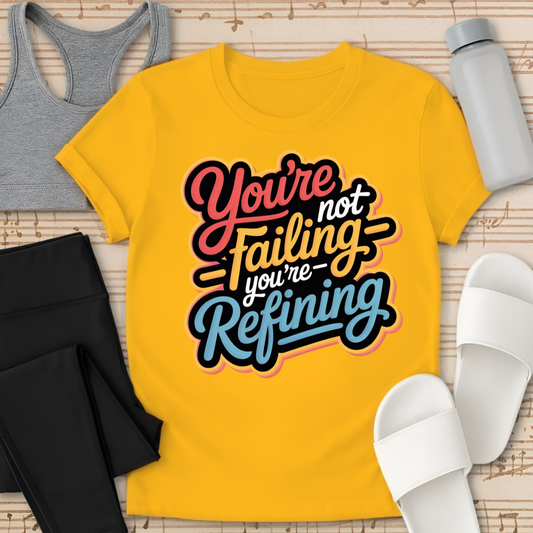 You're Not Failing You're  Refining T-Shirt