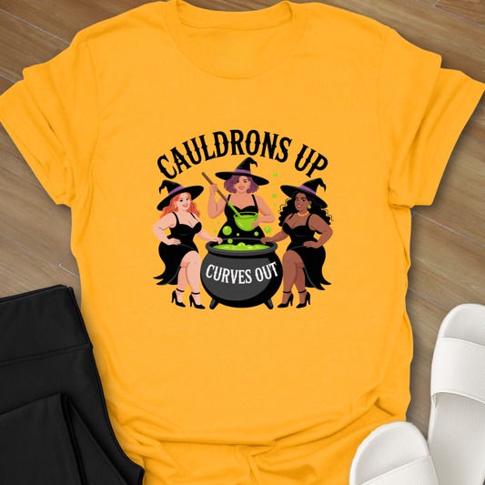 Cauldrons Up Curves Out T-Shirt