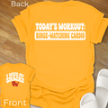 Binge Watching Cardio T-Shirt-Back