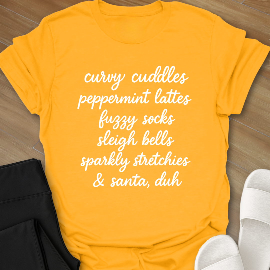 Curvy cuddles...& Santa, duh T-Shirt