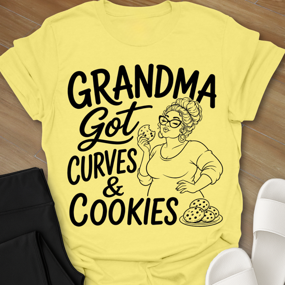 Grandma Got Curves & Cookies T-Shirt