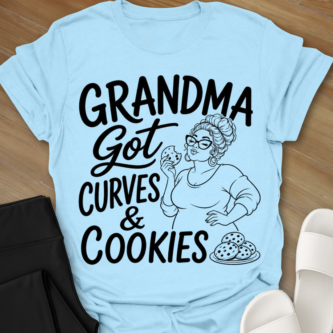 Grandma Got Curves & Cookies T-Shirt
