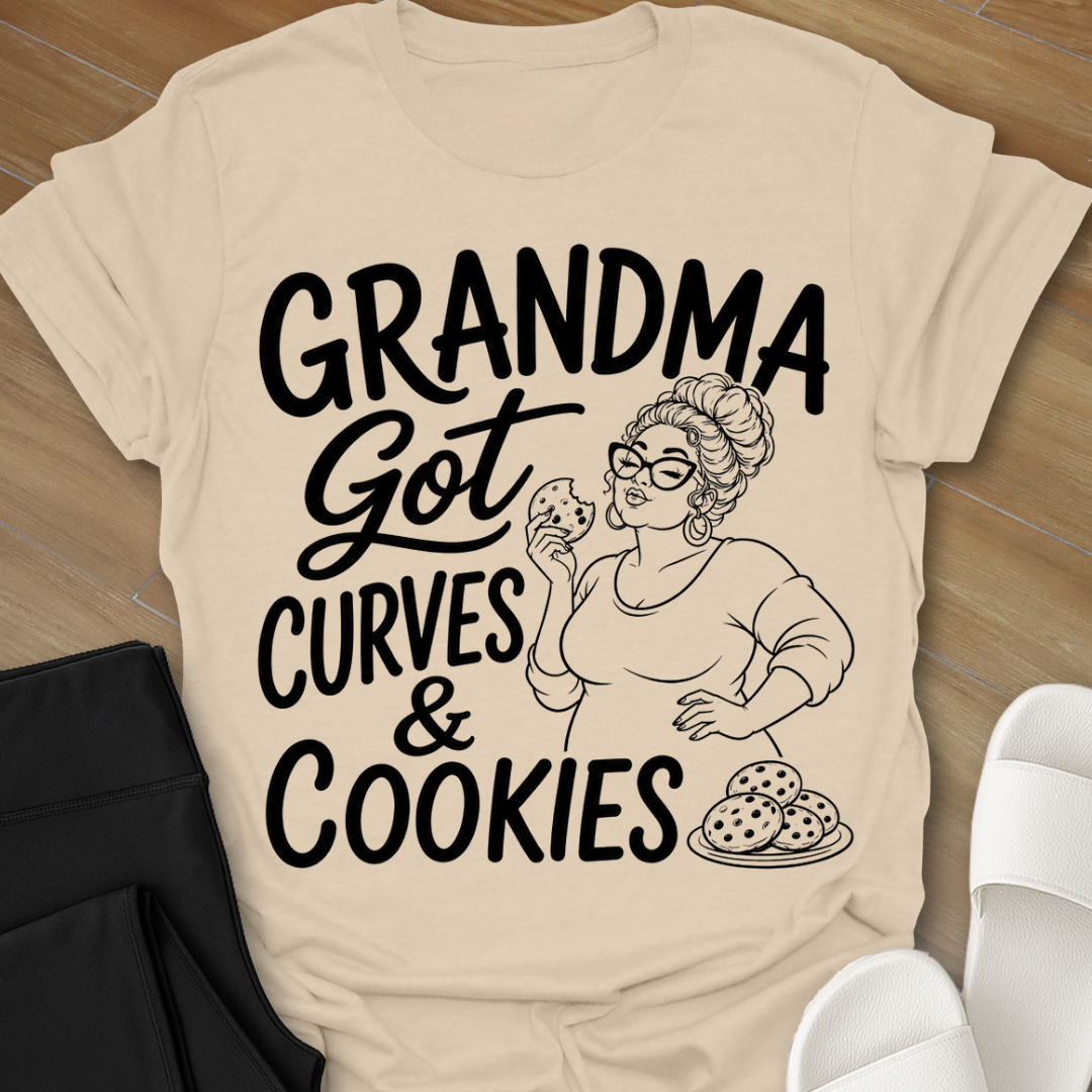 Grandma Got Curves & Cookies T-Shirt