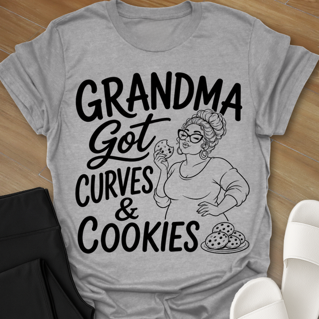Grandma Got Curves & Cookies T-Shirt