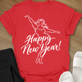 Happy New Year Curvy Girl T-Shirt