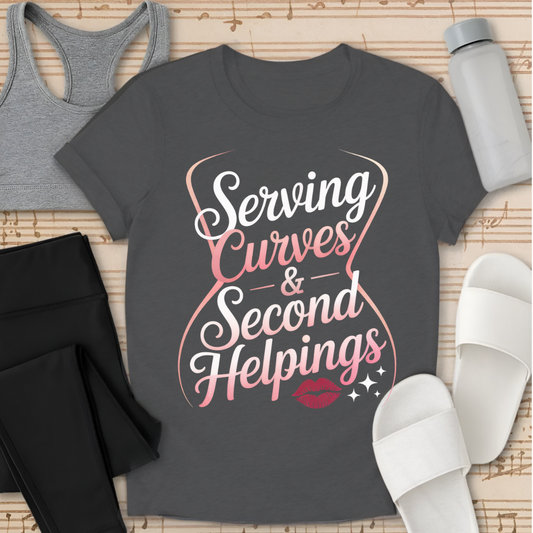 Serving Curves T-Shirt