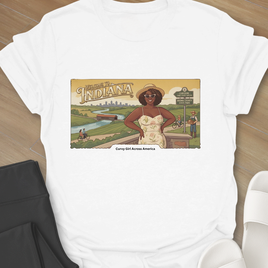 Indiana Curvy Girl T-Shirt