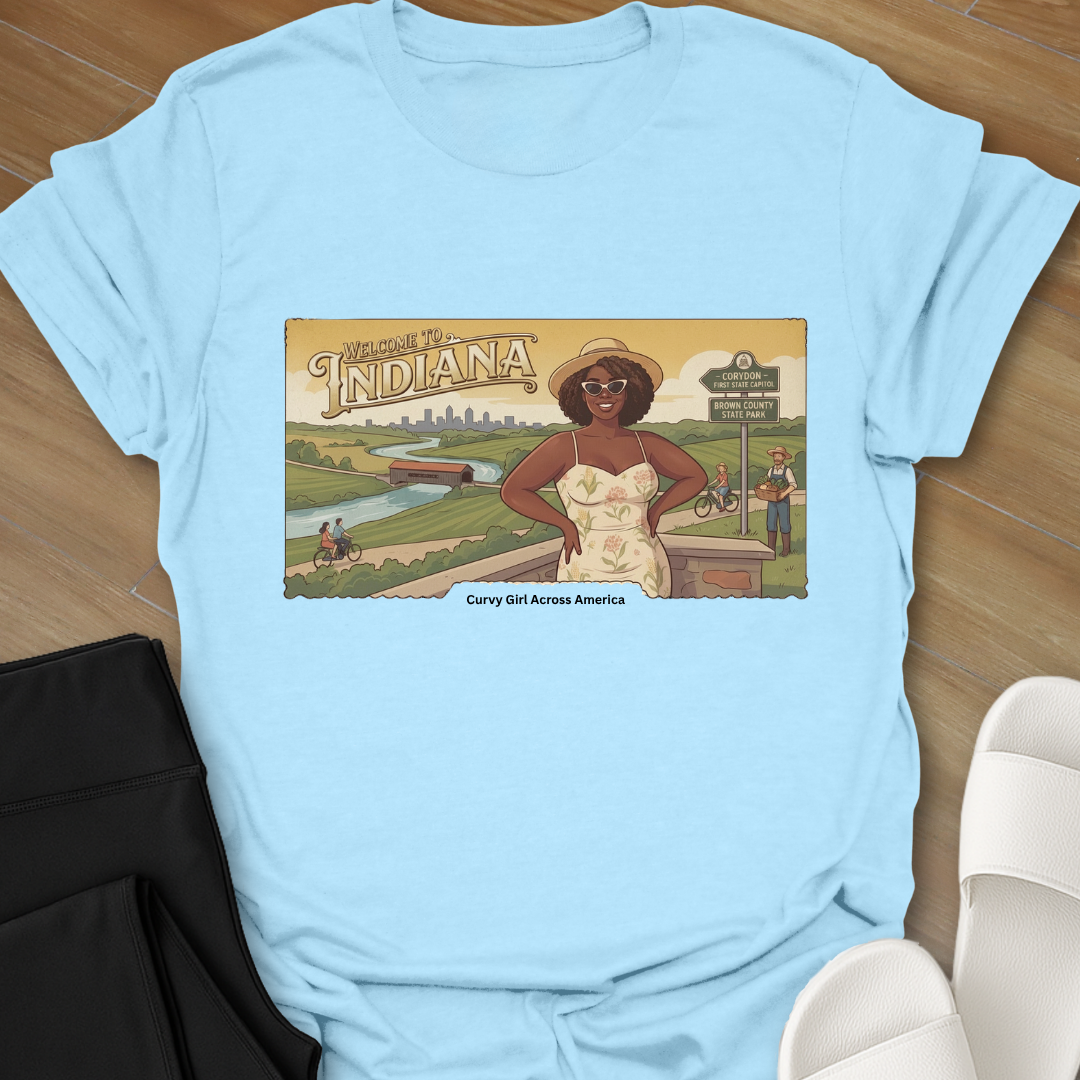 Indiana Curvy Girl T-Shirt