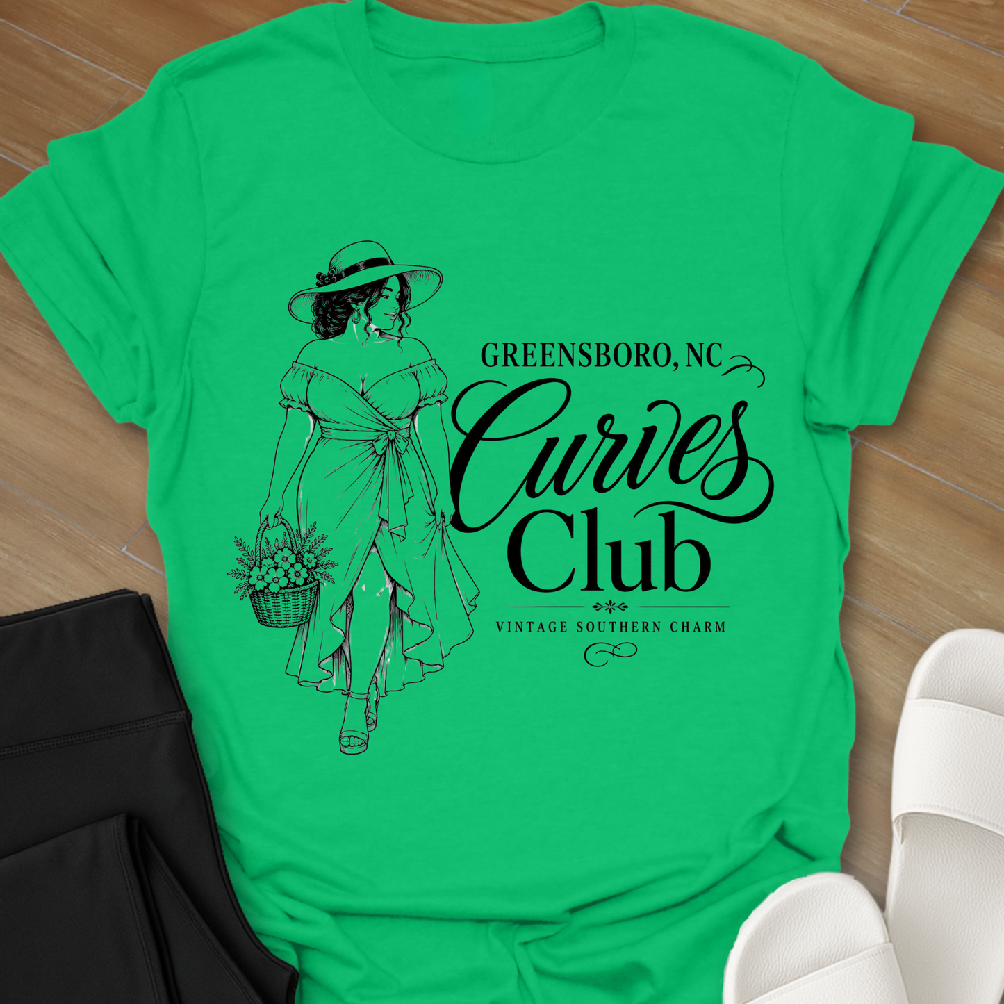 Greensboro NC Curves Club T-Shirt