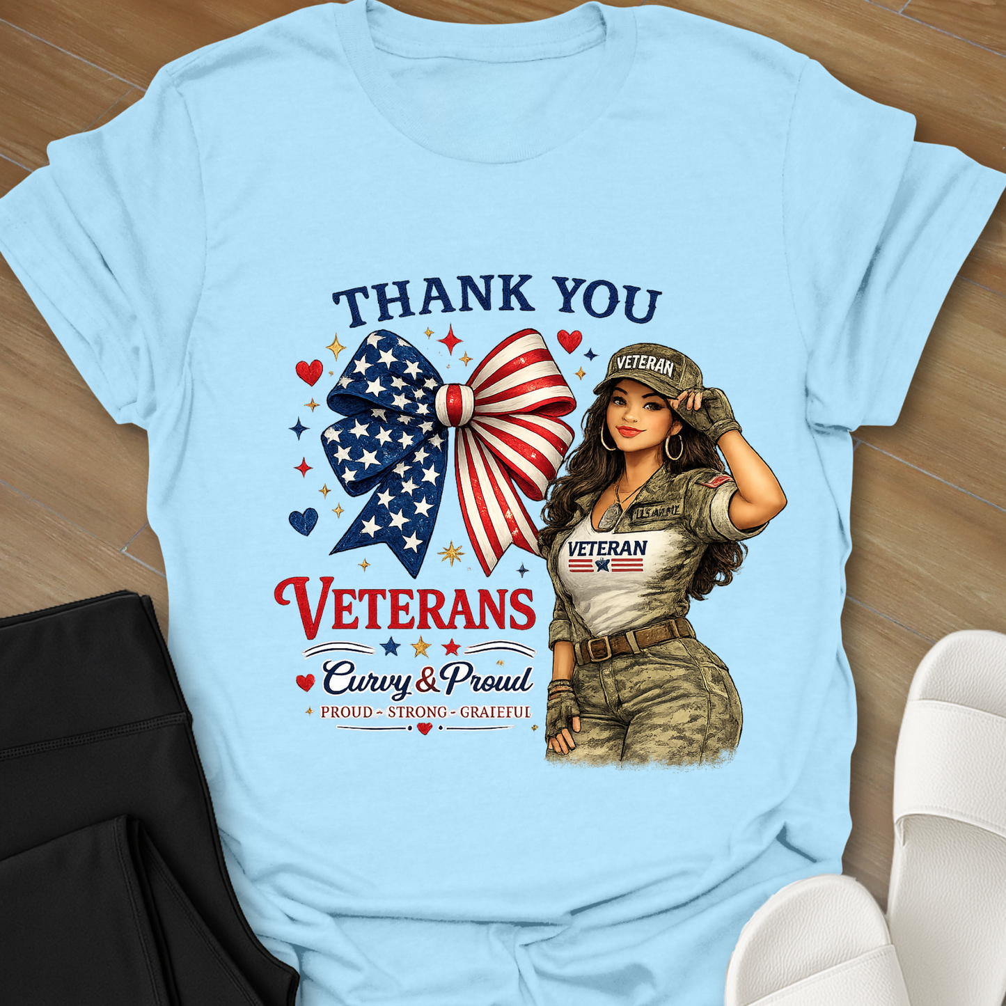 Curvy Girl Vet T-Shirt