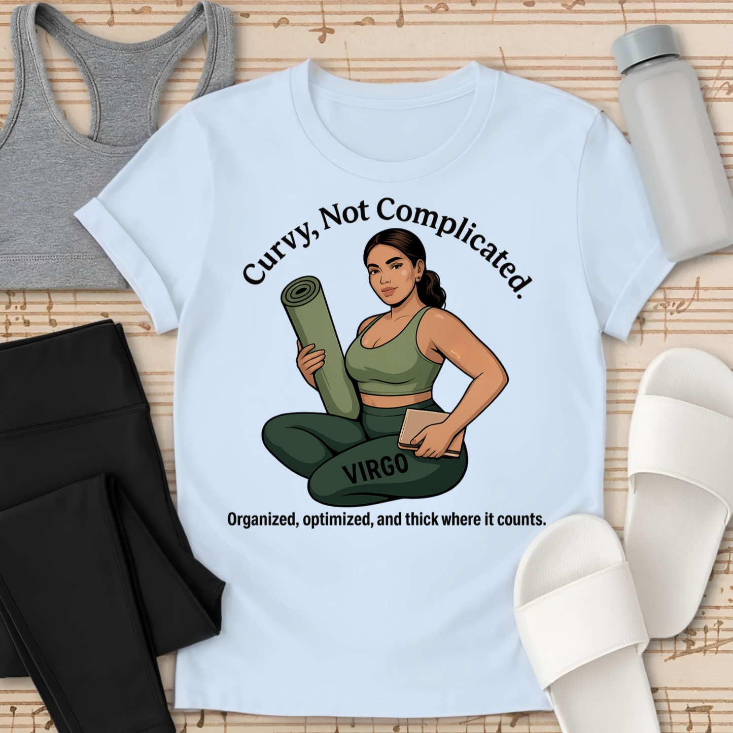 VIRGO Curvy Not Complicated T-Shirt