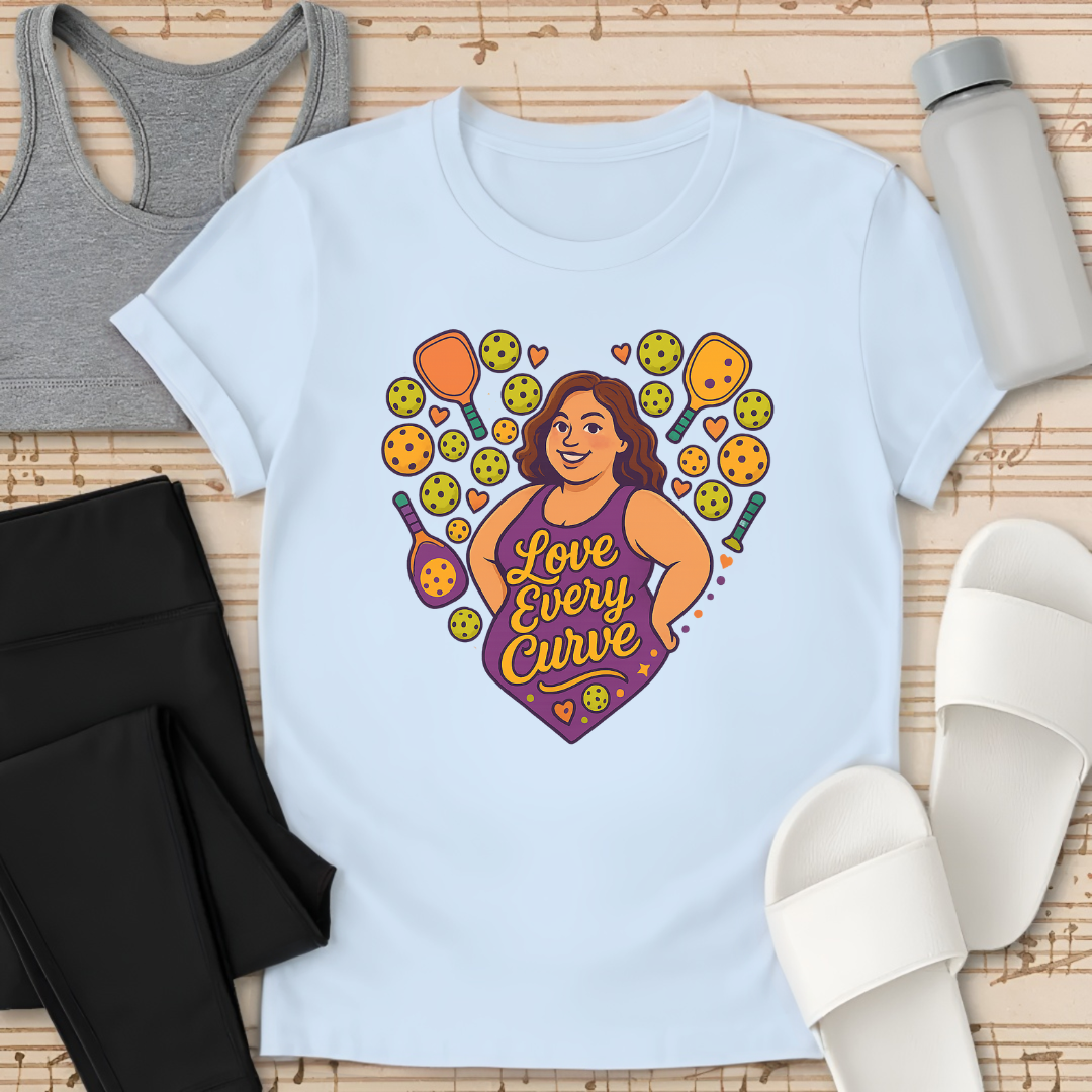 Pickleball: Love Every Curve T-Shirt